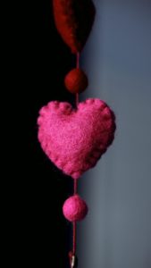 フエルトのハート1