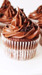 チョコクリームカップケーキ1