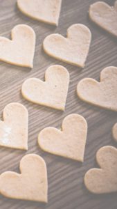 ハートのクッキーのタネ2