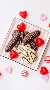 ハートとチョコクッキー1