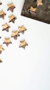 チョコ付け星クッキー1