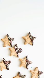チョコ付け星クッキー3