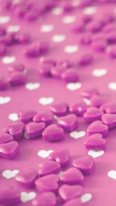 ピンクのハートキャンディ2