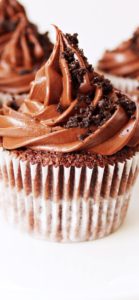 チョコクリームのカップケーキ1