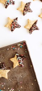 チョコ付きの星クッキー4