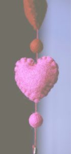 フエルトのハート1