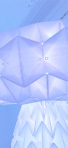 紫色の光のアート2