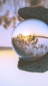 球体の中の冬景色2