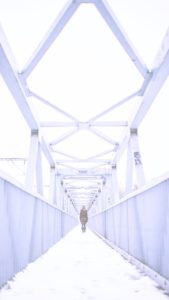 雪が積もった橋2