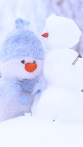 雪だるまとぬいぐるみ2