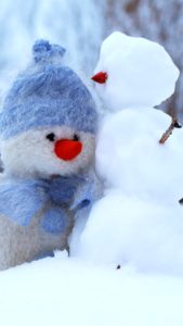 雪だるまとぬいぐるみ1