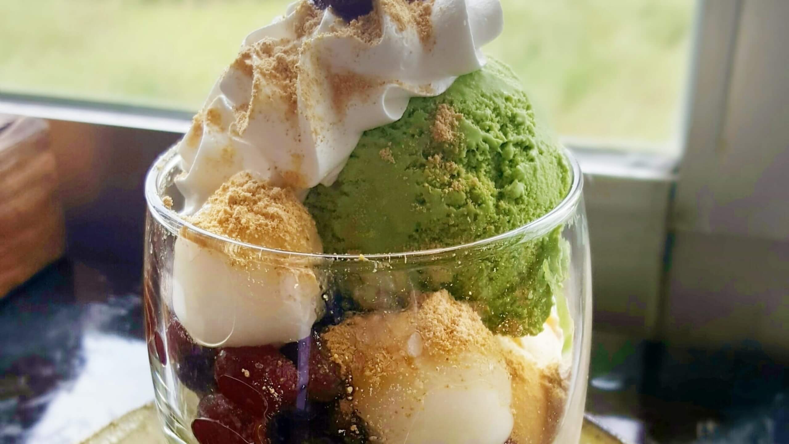 抹茶きなこパフェ