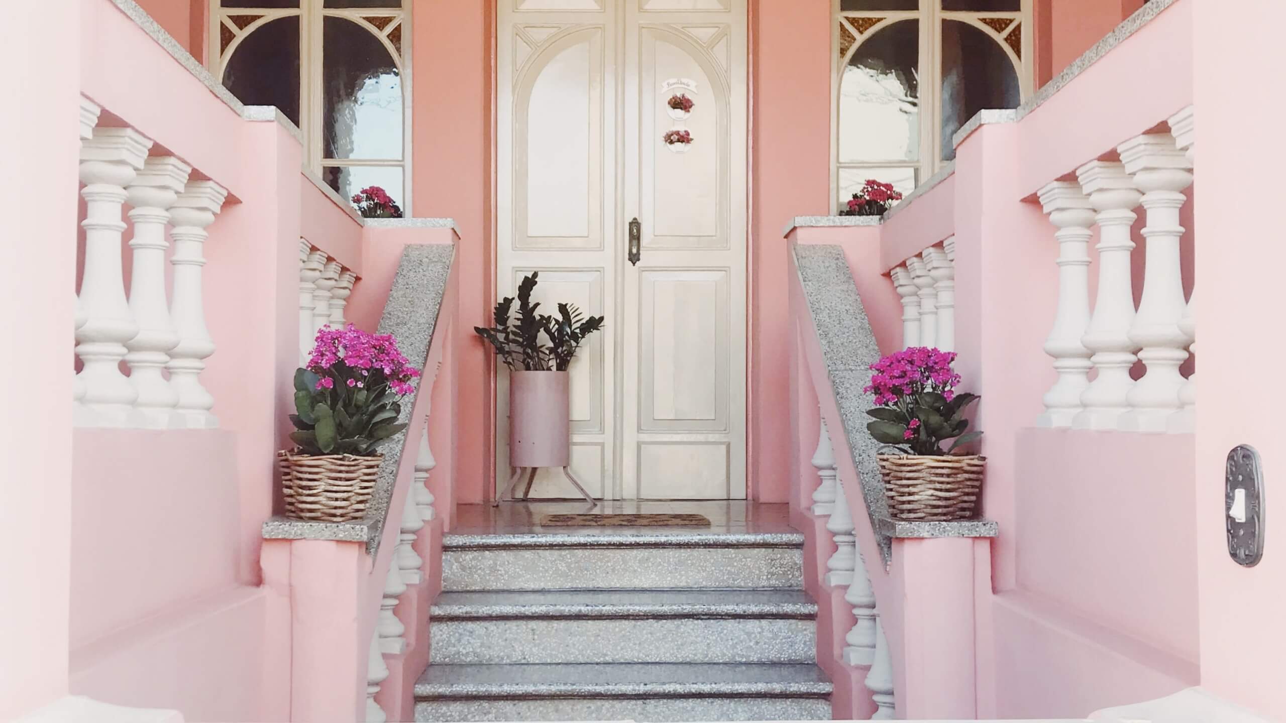 ピンクの家