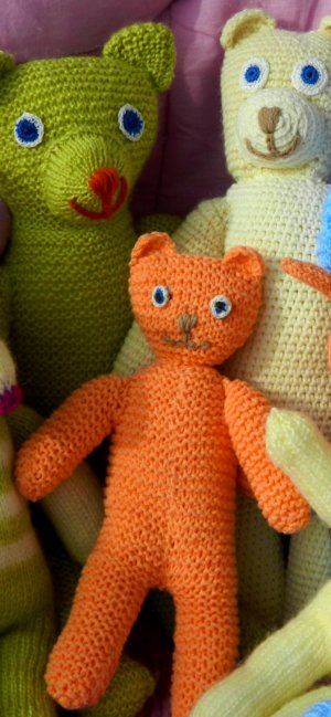 猫のあみぐるみ