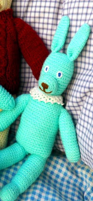 犬のあみぐるみ