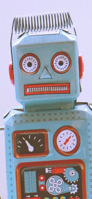 ロボットの人形