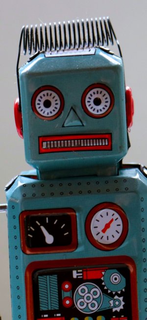 ロボットの人形