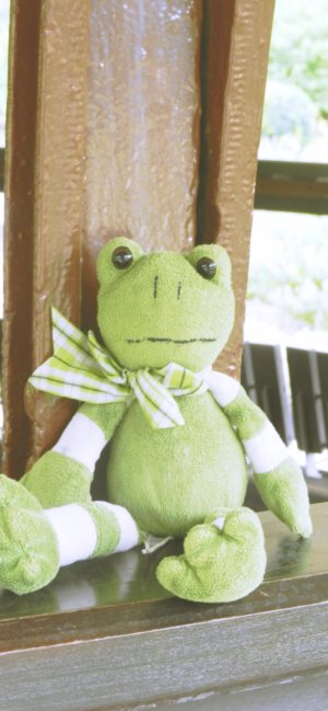 カエルのぬいぐるみ