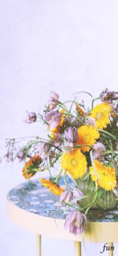 優しい印象のアレンジの花