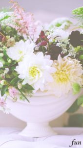 大人なイメージのアレンジの花