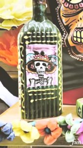 ガイコツレディのボトル