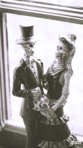 ガイコツのカップル