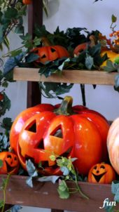 ハロウィンのかぼちゃ飾り