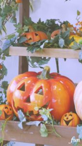 ハロウィンのかぼちゃ飾り