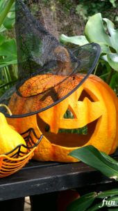 笑うハロウィンかぼちゃ