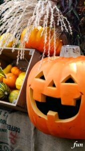 笑うハロウィンかぼちゃ