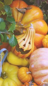 笑うハロウィンかぼちゃ