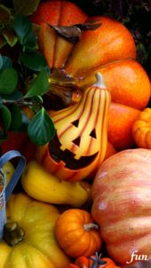 笑うハロウィンかぼちゃ