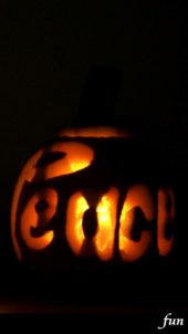 かぼちゃのランタン（PEACE)