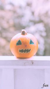 ランタン顔のかぼちゃ