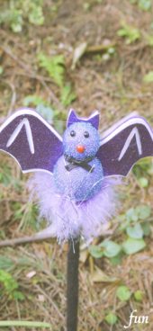 ハロウィン飾りのこうもり