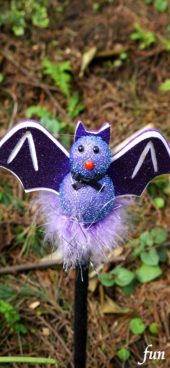 ハロウィン飾りのこうもり