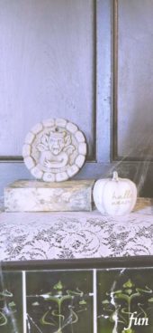 魔物とかぼちゃの飾り