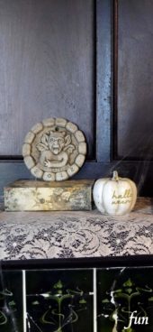 魔物とかぼちゃの飾り