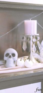 ドクロとキャンドル