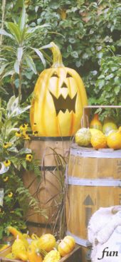 ハロウィンの笑うカボチャ