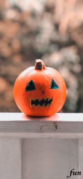 ランタン顔のかぼちゃ