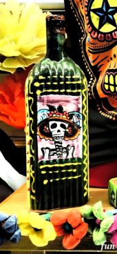 ガイコツのボトル