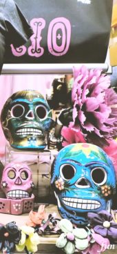 カラフルなドクロ