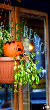 店先のハロウィン