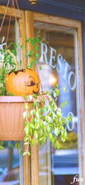 店先のハロウィン