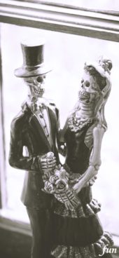 ガイコツのカップル