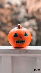 ランタン顔のかぼちゃ