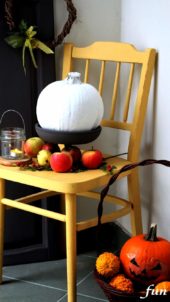 部屋のハロウィン飾り