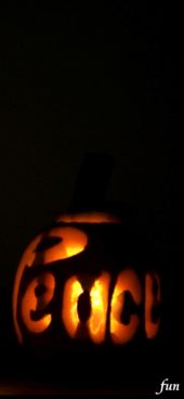 カボチャのランタン（peace)