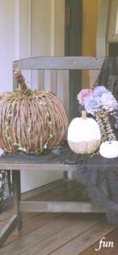 落ち着いたハロウィンの飾り